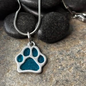 19MM Medium Dog Paw Memory Pendant